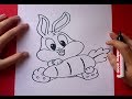 Como dibujar a Bugs Bunny paso a paso 2 - Looney Tunes | How to draw Bugs Bunny 2 - Looney Tunes