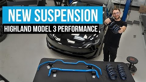 Model 3 Performance Gets Lowering Springs + Sway Bars + Testing Unplugging Adaptive Shocks
