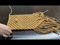 Macrame Clutch tutorial || DIY bag || hand made purse || how to