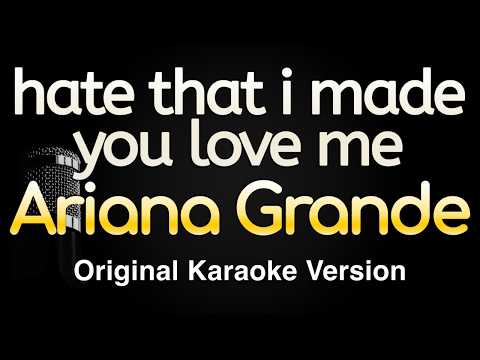 Video thumbnail for hate that i made you love me - Ariana Grande