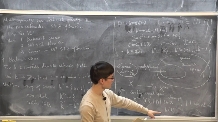 Mirror symmetry via Berkovich geometry II: the non-archimedean SYZ fibration - Tony Yue Yu