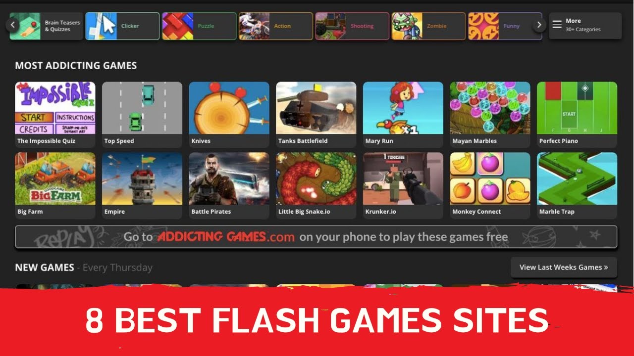 8 Best Flash Game Sites 