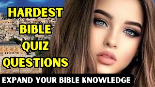 15 HARDEST BIBLE QUIZ QUESTIONS AND ANSWERS - HOW WELL DO YOU KNOW THE BIBLE? screenshot 3