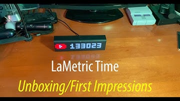 LaMetric Time Smart Clock Unboxing+First Impressions