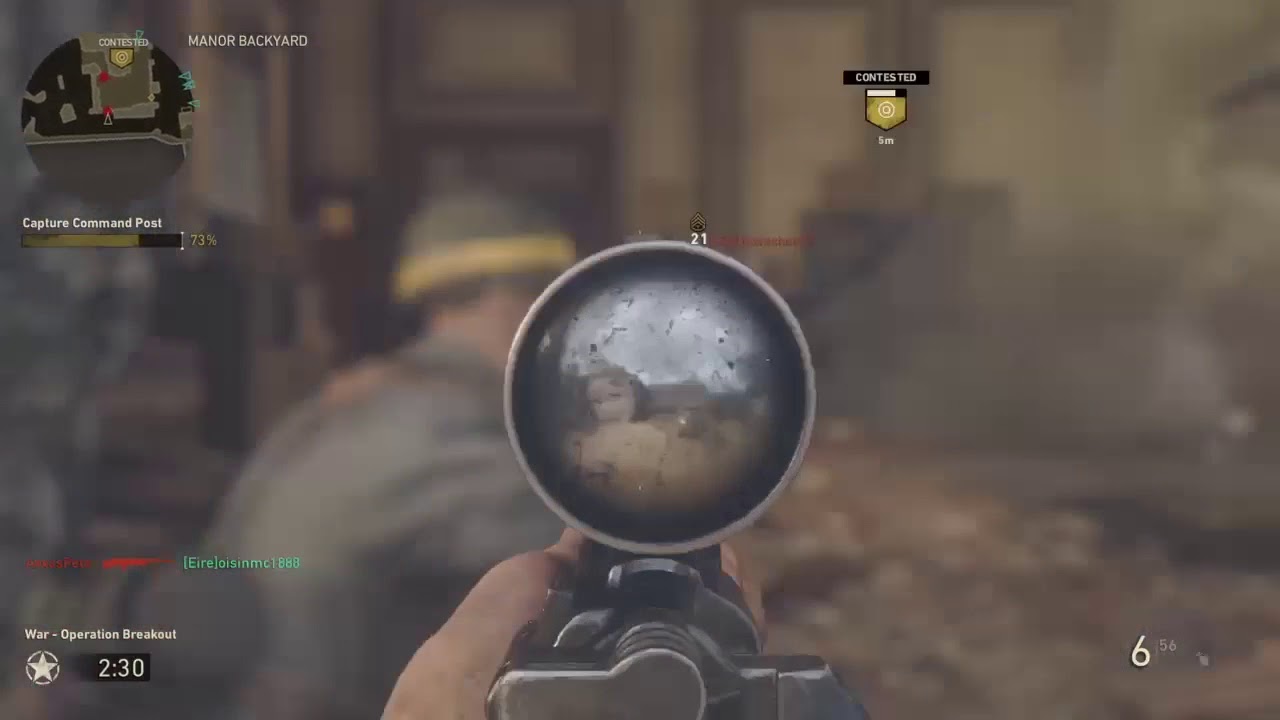Call Of Duty WW2 Quad Sniper Kill / AMCGINZ
