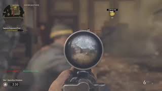 Call Of Duty WW2 Quad Sniper Kill / AMCGINZ
