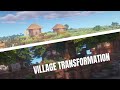 Minecraft | Transforming A Plains Village (Transformation Timelapse)