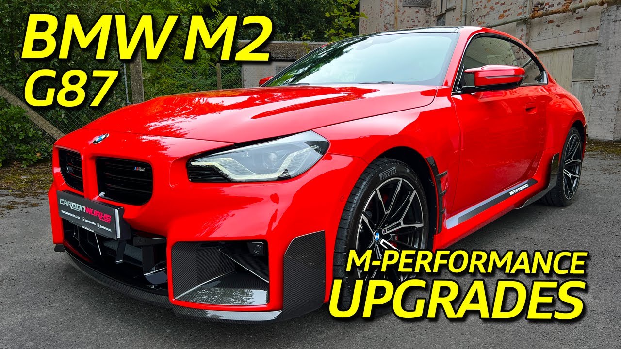 BMW M2 G87 M Performance Style Carbon Fibre Rear Arch Fender Spats