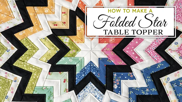 How To Make a Folded Star Table Topper | Shabby Fabrics