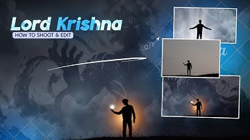 Instagram Trending Lord Krishna Video Editing | VFX Krishna Editing | Easy Tutorial