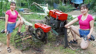 Repair severely damaged diesel engines. maintenance and replacement of mushrooms and silver edges