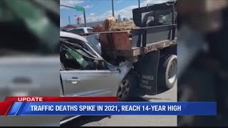 Virginia traffic deaths spike in 2021 by reaching a 14-year high