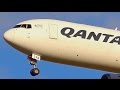 AMAZING SHORT TAKEOFF | Qantas Freight 767-300F Landing &amp; Takeoff ● Melbourne Airport