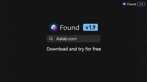 Found v1.9 - Complete Refactor
