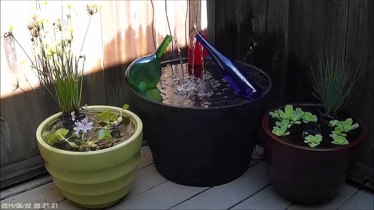 Fountain Container Water Gardens YouTube