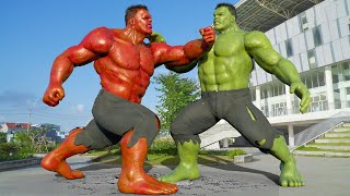 What If? Red Hulk Appears \& Fights Hulk (2024) - The Great War After The Ultron Era [HD]