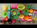 Diy unboxing kitchen Set l kitchen plastic set | mini cooking Kitchen set 04
