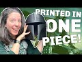 How to 3d print helmets in one piece with cura custom supports  making a mando pt 1