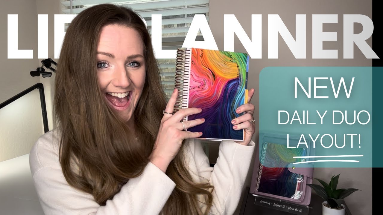 NEW 2024-25 Erin Condren A5 Daily Duo Evolve LifePlanner - YouTube