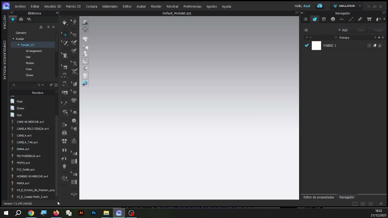 003 AVATAR OPCIONES BÁSICAS