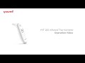 YHT-200 Infrared Ear Thermometer Operation Video