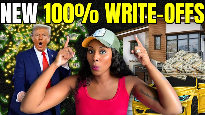 NEW 100% Write-Offs Under Trump's Big Beautiful Bill