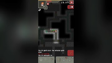 HARDEST mobile game - Pixel dungeon - Warrior run - Part 1 of 2