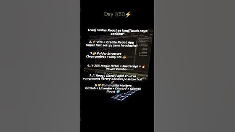 Day 1/50 – My Coding Journey Begins 🚀 #CodingChallenge