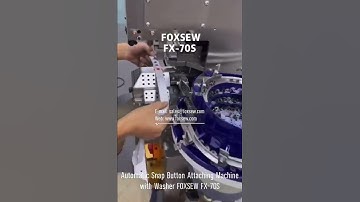 Automatic Snap Button Machine with Washer Attaching