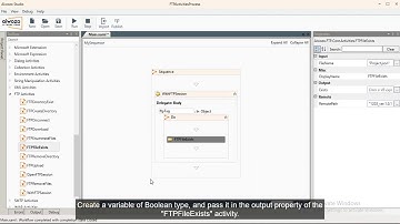 AIwozo Activity Tutorial: FTP File Exist