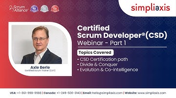CSD Free Training Webinar by Axel Berle  Part 01