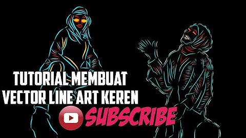 tutorial membuat vector line art infinite design keren | rest MKS