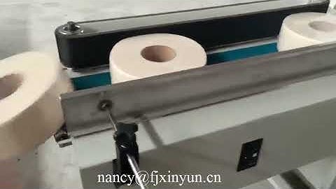 Single tissue roll industrial roll maxi roll paper shrink wrapping machine