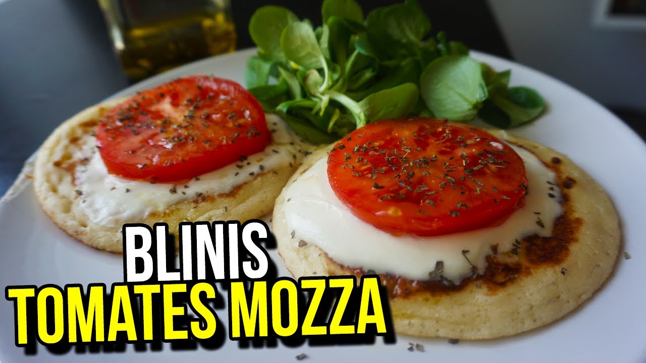 Recette Blinis mozzarella et jambon de parme (facile, rapide)