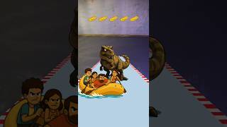 Dino Saurus vs Squid Game filter game #filtertiktok #squidgame #shorts