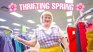 Spring Thrift with Me 2023 + Try On Haul