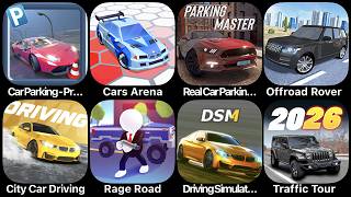 Car Driving Pro, Cars Arena, Real Car Parking, Offroad Rover, City Car Driving, Rage Road screenshot 1
