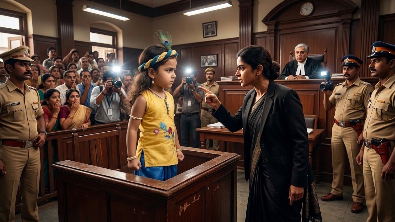 अदालत में बाल कृष्ण का चमत्कार! जज और पुलिस रह गए हैरान | Yashomati Maiyaa Ke Nandlala