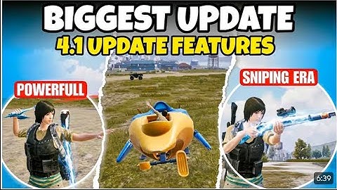TOP 10 NEW CHANGES IN BGMI 4.1 UPDATE | BGMI NEW WINTER MODE CHANGES AND FEATURES |BGMI 4.1 UPDAT..