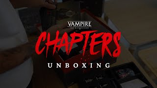 Vampire: The Masquerade - CHAPTERS Base Game Unboxing