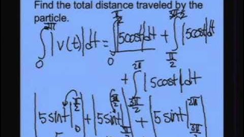 Calc 7.1 Integral as Net Change