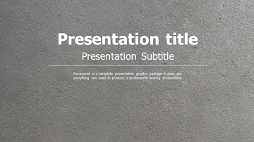 concrete ppt moving template