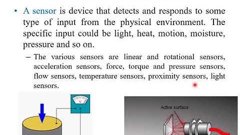 1.1 Elements of mechatronic system