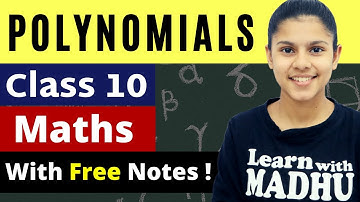 Polynomials | Polynomials Class 10/9 | Full EXPLANATION + All QUESTIONS 🔥✅