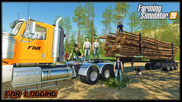Back To Port Murray! - Logging Crew 105 - Farming Simulator 2019 - FDR Logging
