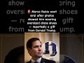 Trump Gifts Rubio Oversized Shoes #Trump#MarcoRubio#BreakingNews#PoliticalNews#ViralNews 🚨