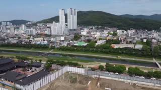 하늘에서 바라본 청주 사직동 힐스테이트 어울림 나훈아부장