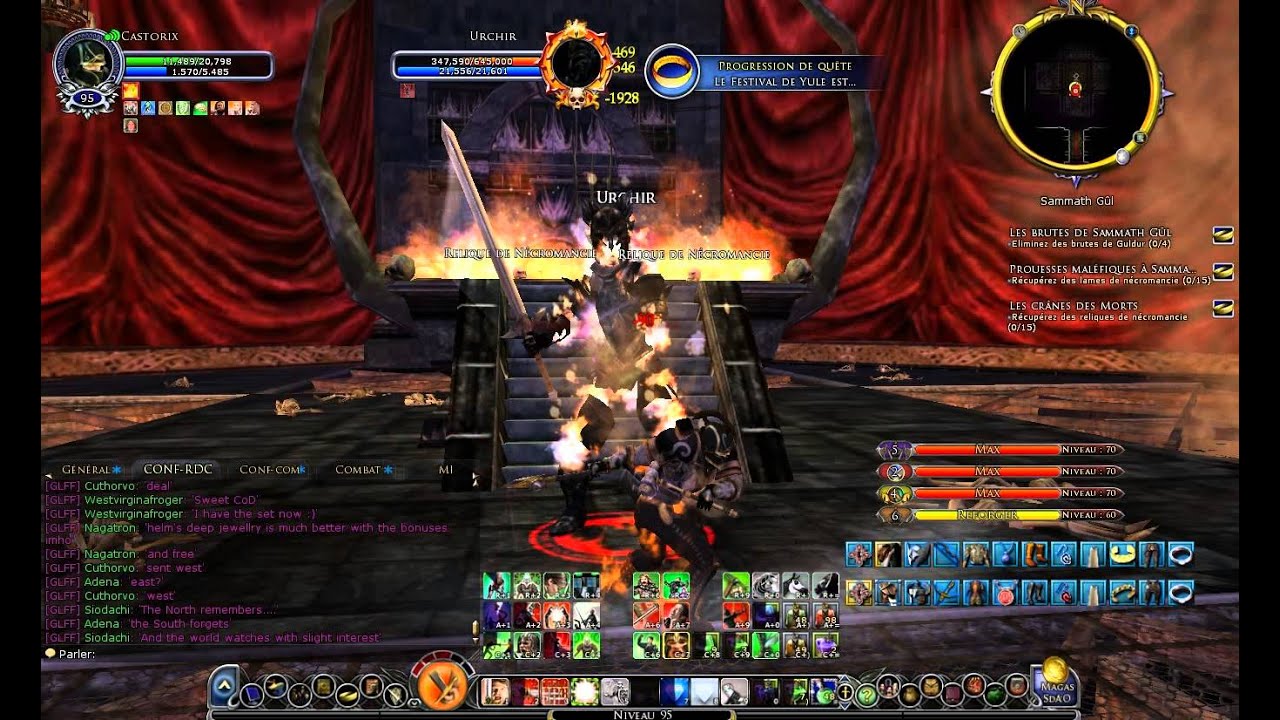 LOTRO Sammath Gul, First Boss Urchir LvL 95 Solo Champion Castorix of