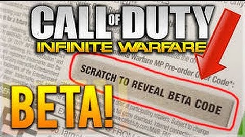 *NEW* FREE INFINITE WARFARE BETA CODES!!! ( how to get beta codes)