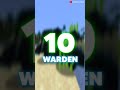 Minecraft, But If I Say "Warden" Then 10 Wardens Spawn... #Shorts #GXKARMY
